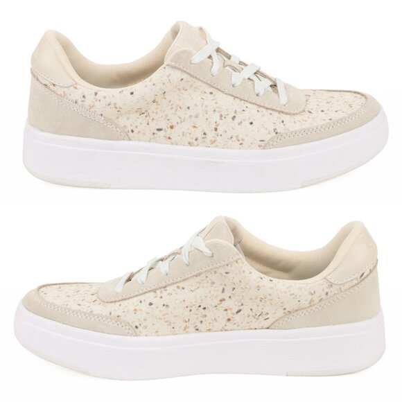 Kizik Prague Slip-On Sneakers Beige Speckled Terrazzo W 8 NWOB - Picture 4 of 12